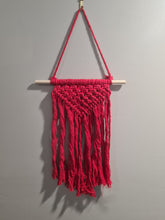 Load image into Gallery viewer, Small Macrame wall hanger
